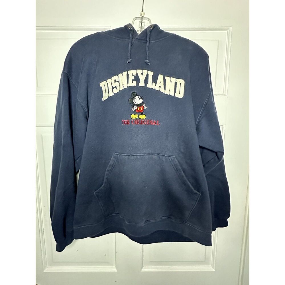 Disneyland The Original Vintage‎ Hooded Sweatshirt Mens Size Medium DisneyParks